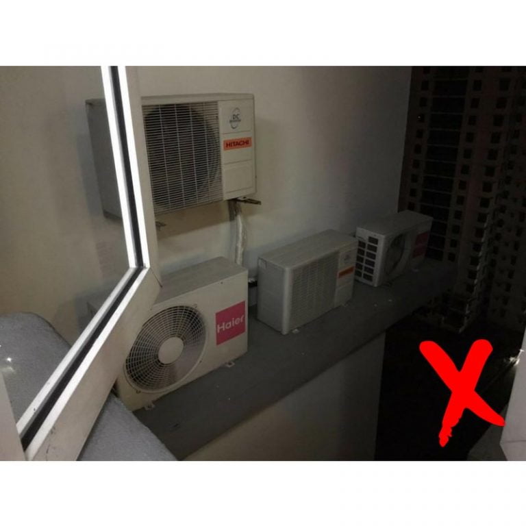 Non compliance to safety no extra platform
